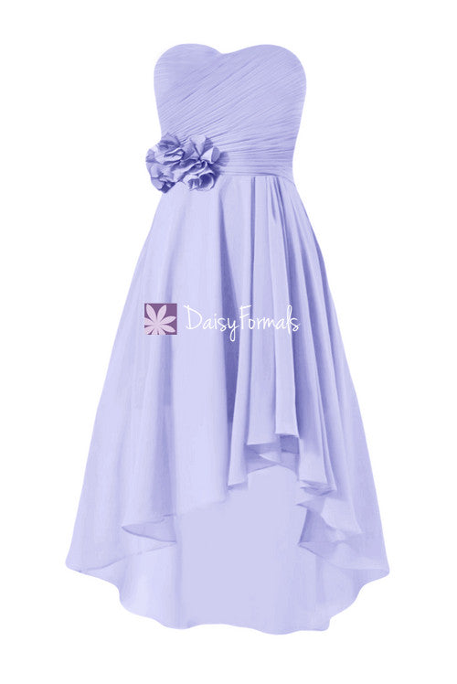 lavender floral bridesmaid dresses