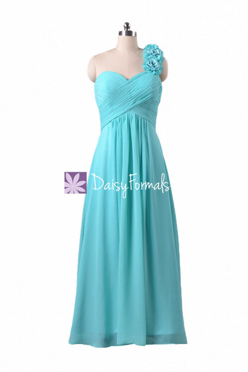 aqua beach bridesmaid dresses