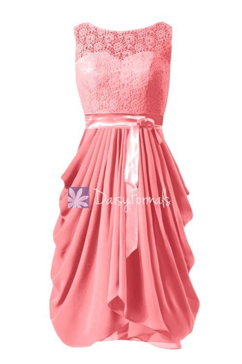 light coral pink dress