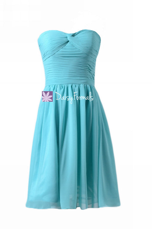 aqua blue beach dress