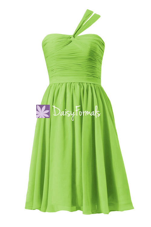 chartreuse green dress