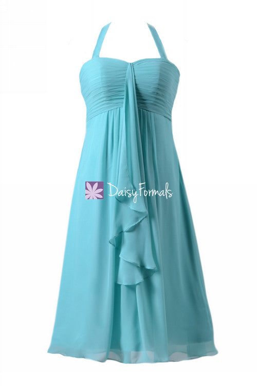 Flowing Beach Bridesmaid Wedding Dress 