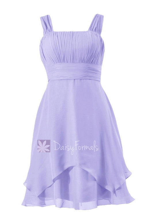 lavender formal dress short