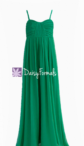 green junior bridesmaid dresses