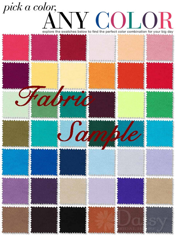 By post- Fabric Sample Color Swatch for Formal Dress, Party Dress ...