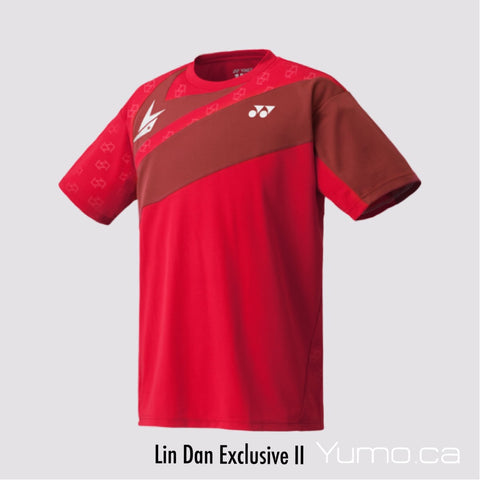 Lin Dan Exclusive II Yonex 10005LDEX  Red Crew Neck Shirt