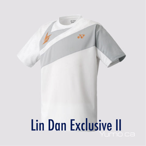 Lin Dan Exclusive II Yonex 10005LDEX White Crew Neck Shirt 
