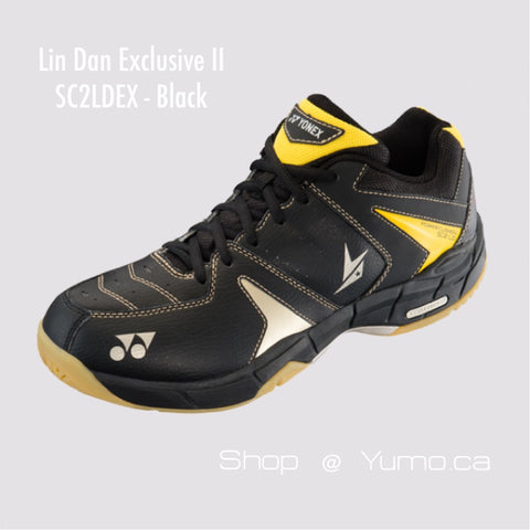 Lin Dan Exclusive II Black SC2LDEX Badminton Shoe 