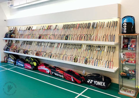 Yumo Pro Shop - Badminton, Tennis, Table Tennis, Squash Racket Display