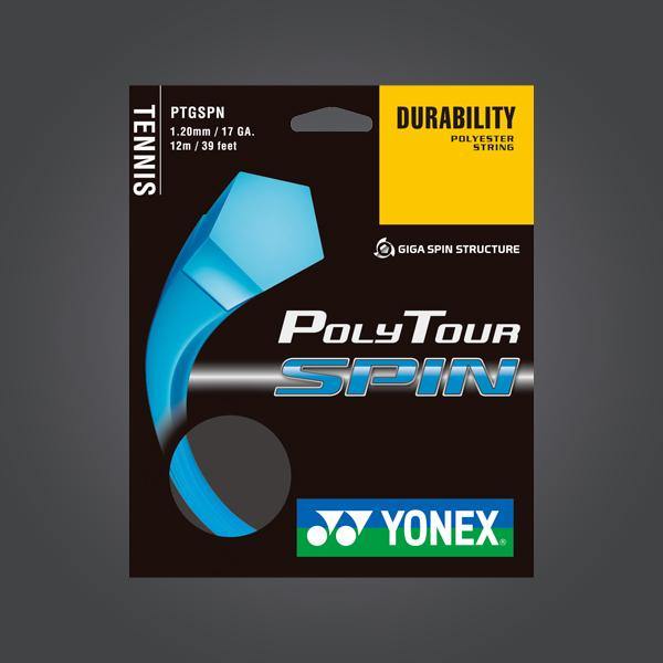 Yonex Polytour Spin 125 Tennis String Reel 200m,Cobalt Blue – Prokicksports