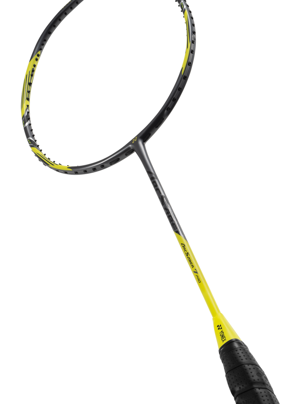 Yonex Arcsaber 7 Pro Unstrung Badminton Racket [Greyish Yellow]