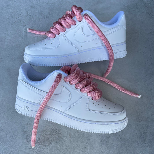 Air Force 1 Custom Rope Laces Pink – MazeKickzSA