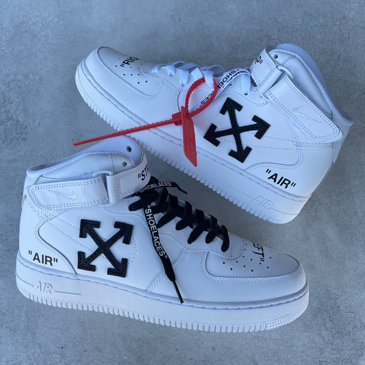 Off-White™ x Nike Air Force 1 Mid in white