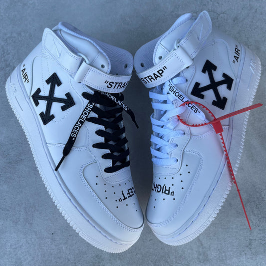 Off-White™ x Nike Air Force 1 Mid in white