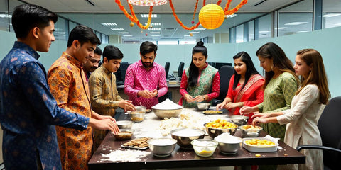 Diwali Sweets Making Competition at Workplace