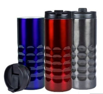 Buy Vikrida Stainless Steel Vacuum Flask Set with 3 Steel Cups