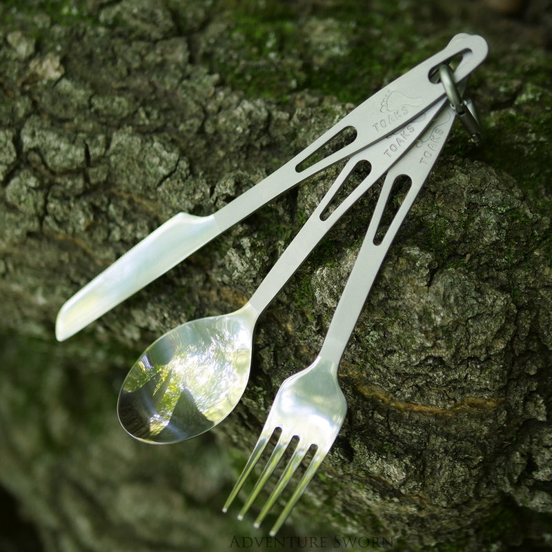 Toaks knife fork spoon set