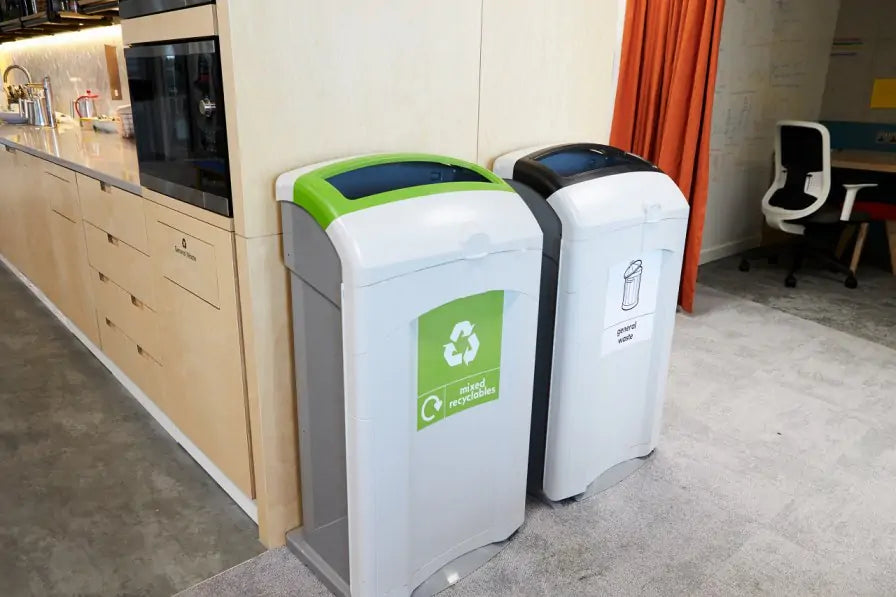 Recycling Bins in Office