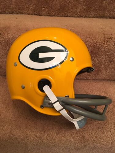 Vintage RIDDell RK2 Style Green Bay Packers Football Helmet Willie
