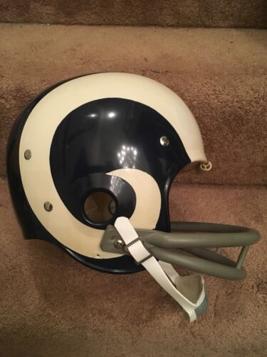 Vintage Riddell 1973 Los Angeles Rams Kra-Lite Old Football Helmet Lam –  WESTBROOKSPORTSCARDS