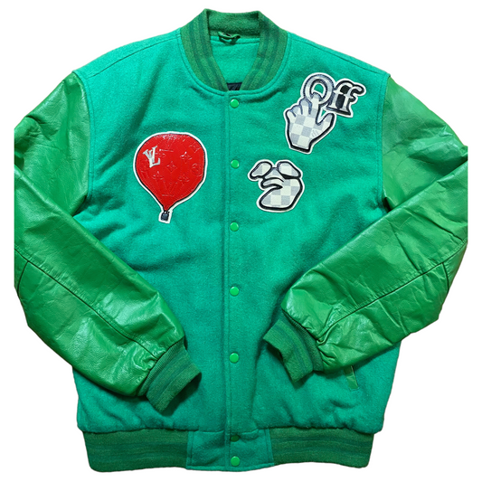 Cochise Cooley Letterman Jacket Stitched Vegan Leather High School  basketball