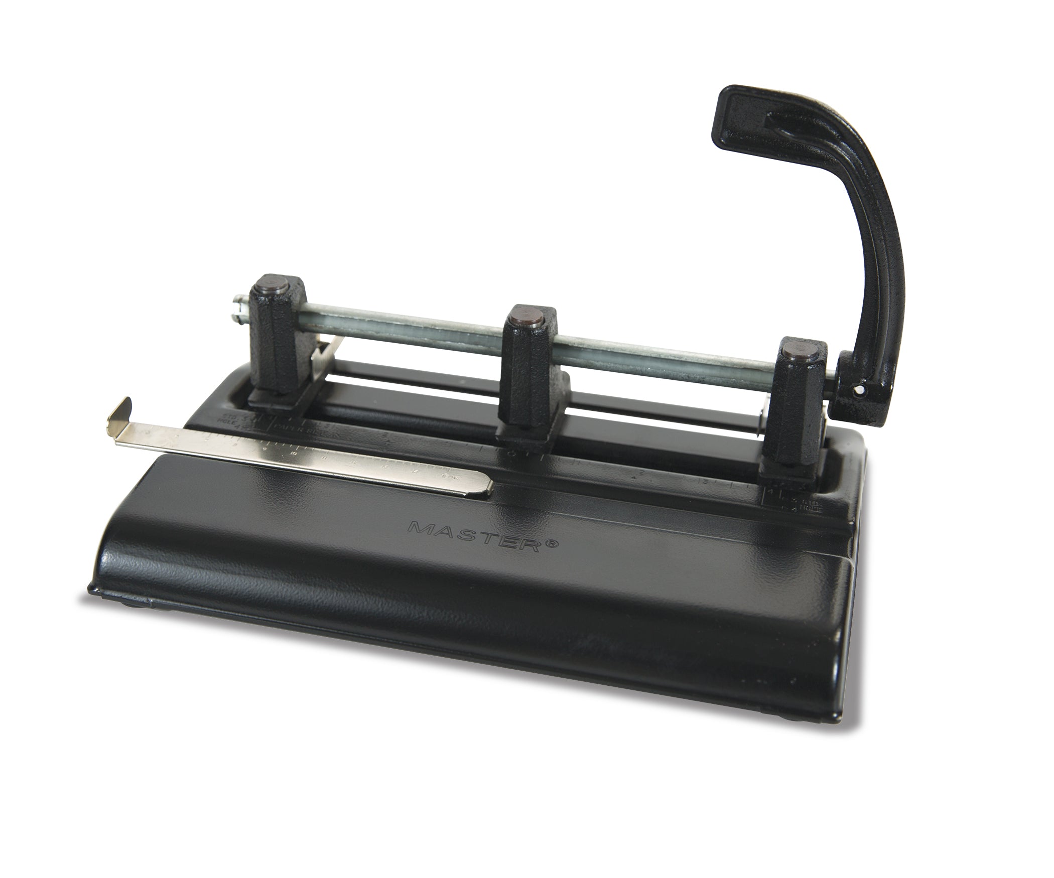 12-Sheet EP210 Electric/Battery-Operated Two-Hole Punch, 1/4 Holes, Beige  - mastersupplyonline