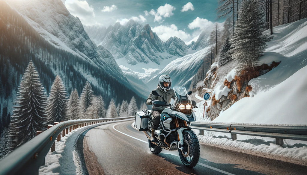 Viajar en moto en invierno