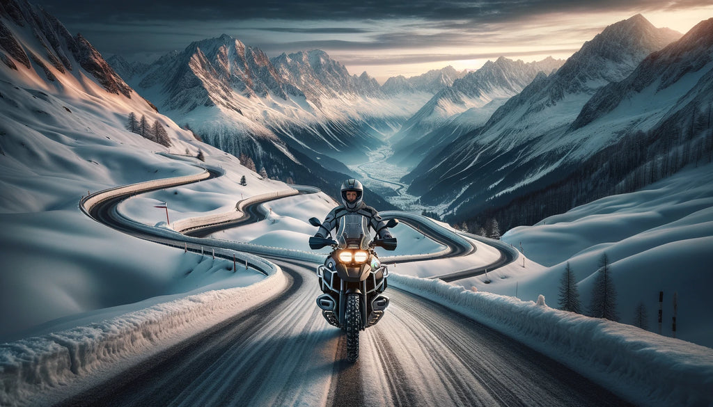 Viajar en moto en invierno