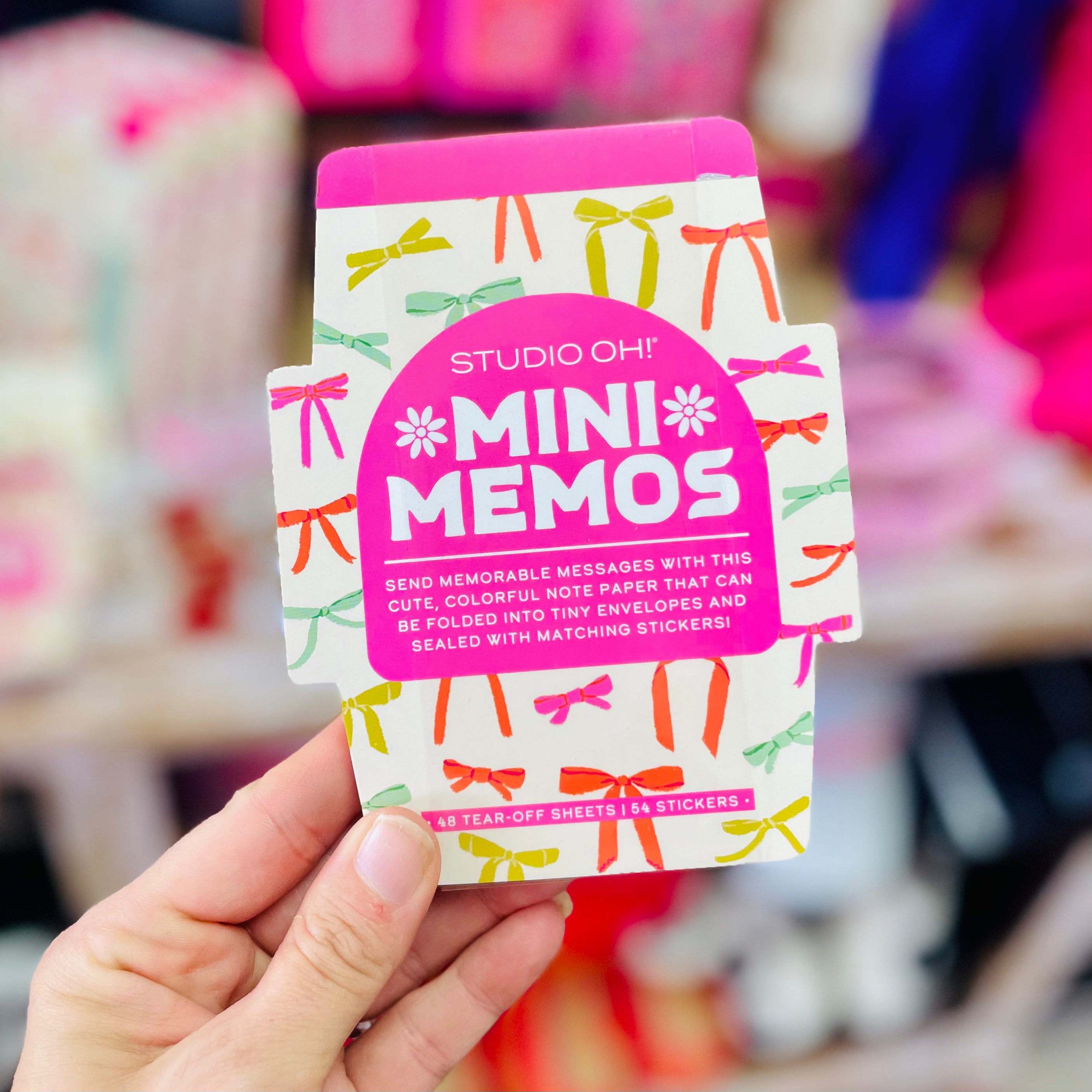 Studio Oh! Put a Bow on It Mini Memos with Stickers