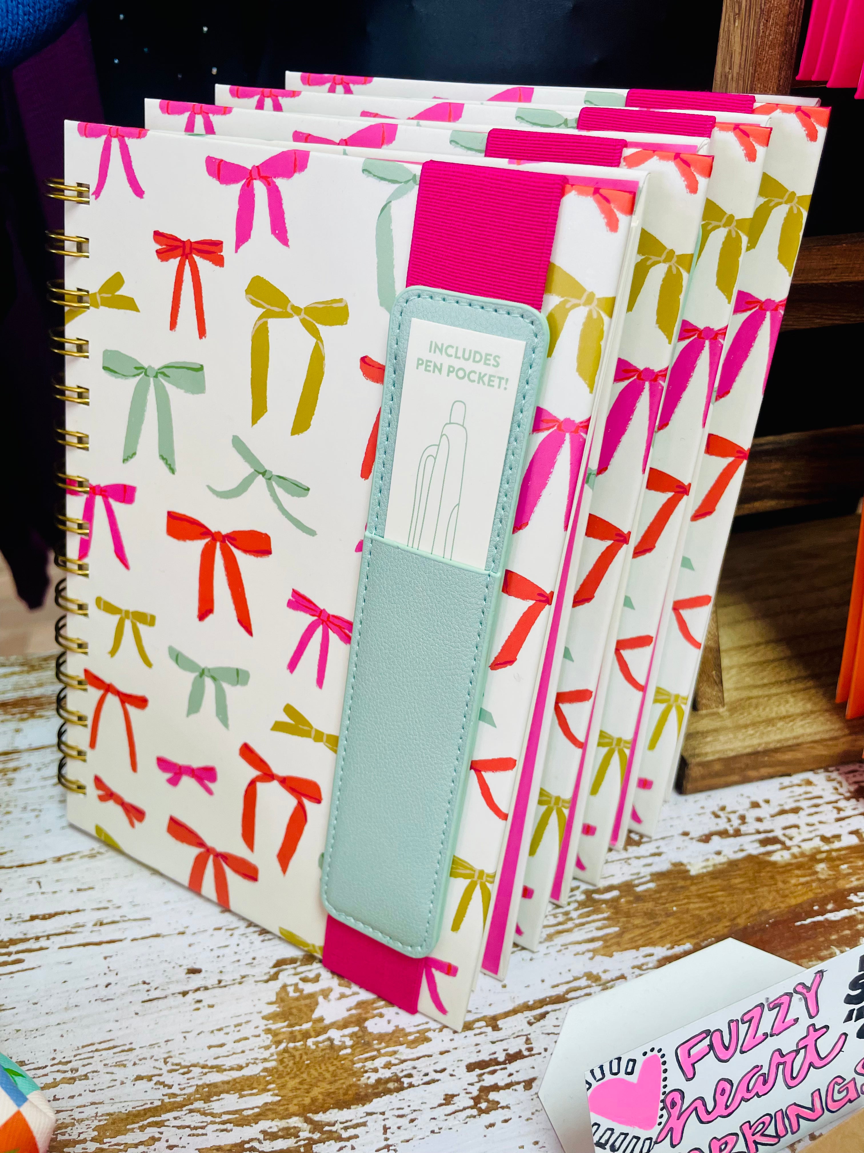 Studio Oh! Put a Bow on It Notebook with Pen Pocket
