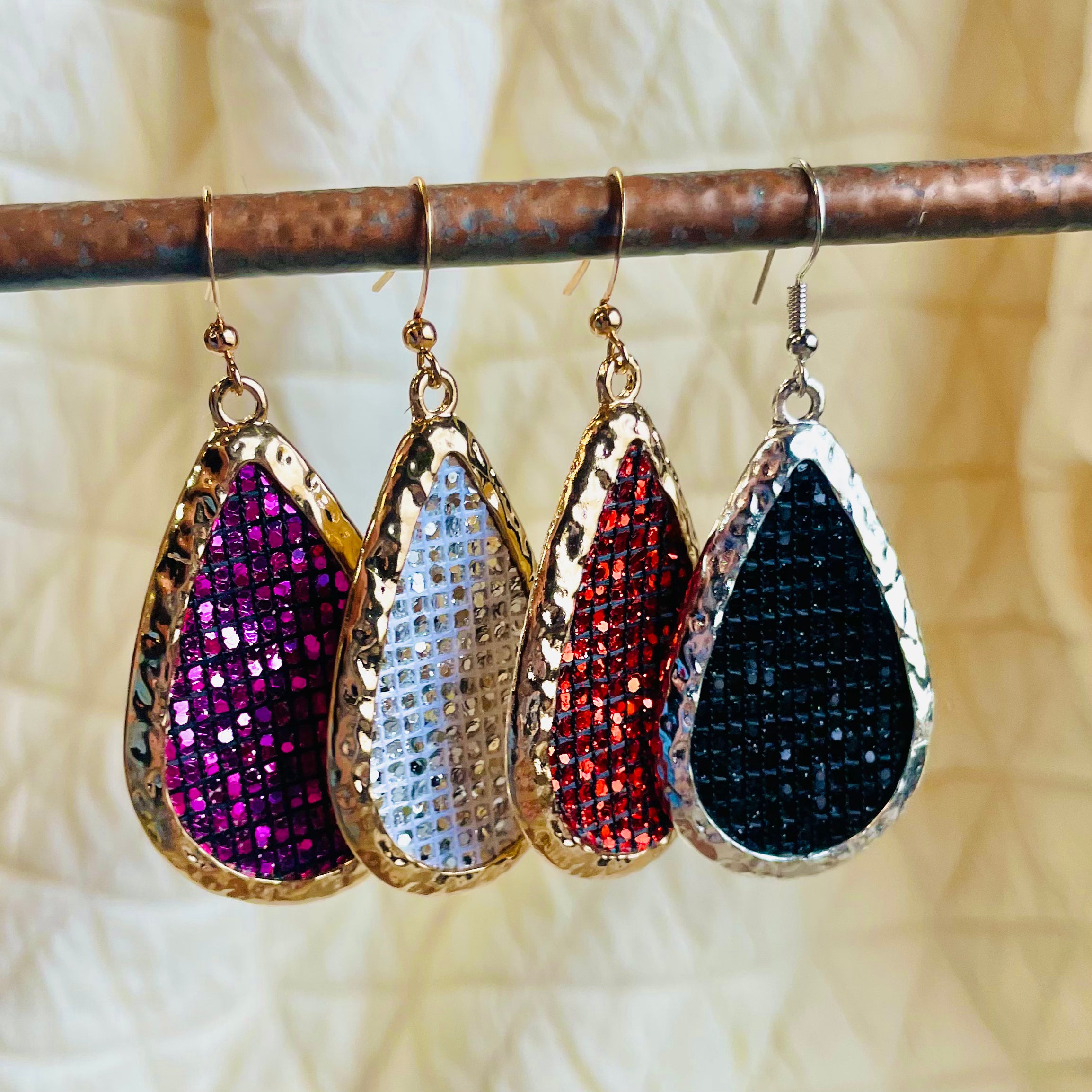 Roswell Disco Teardrop Earrings