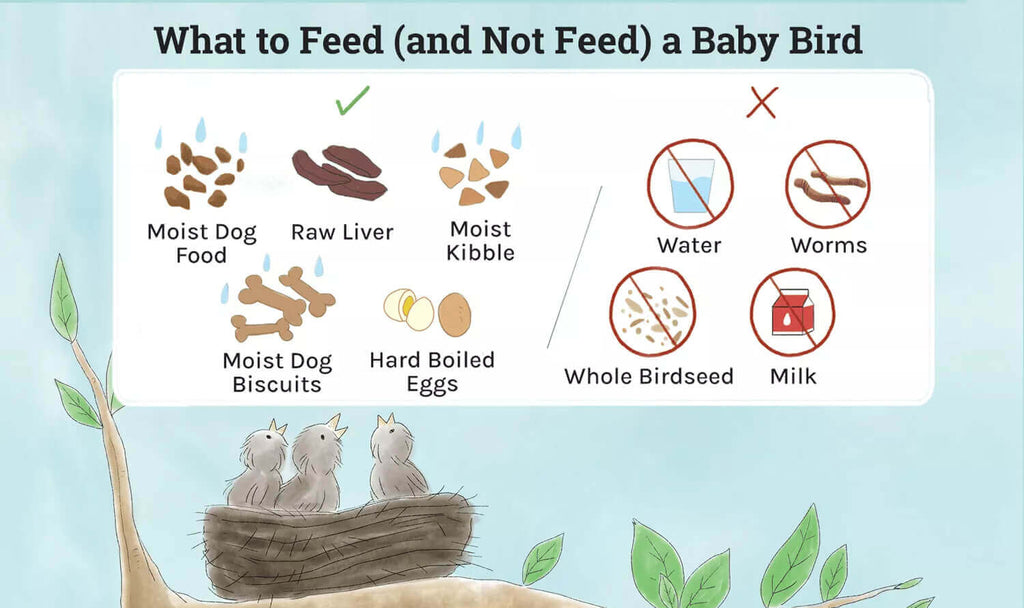 What to Feed (and Not Feed) a Baby Bird
