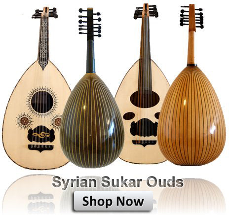 Syrian Oud Made by Ibrahim Sukar