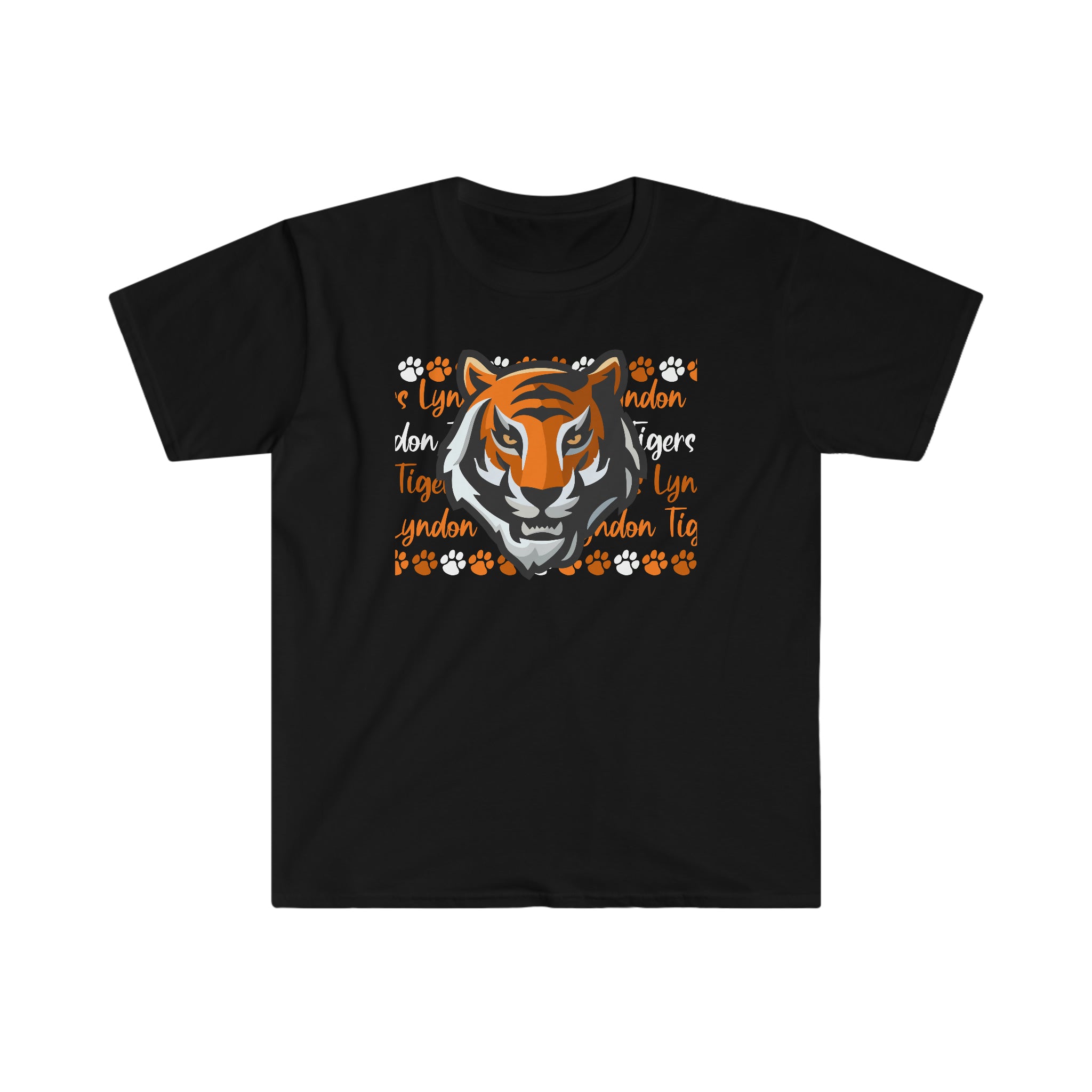 Lyndon Tigers Scripty Font Softstyle Tee#N# – Slingin Ink Screen Printing