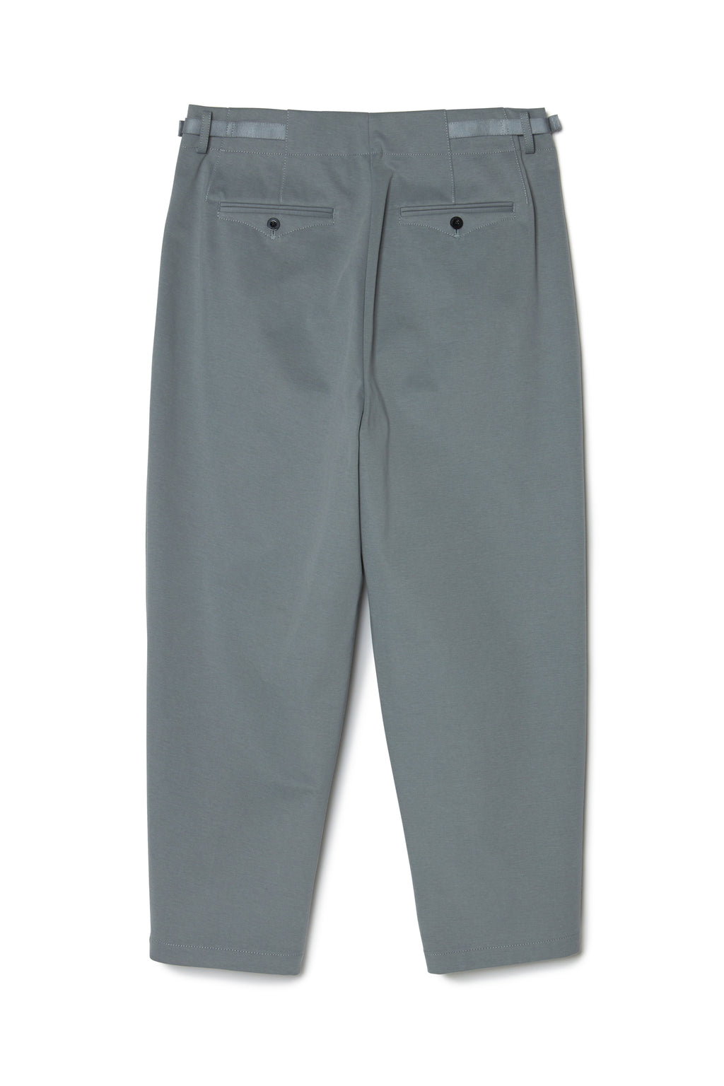 IRENISA / THREE TUCKS TAPERED PANTS -SMOKE GRAY-