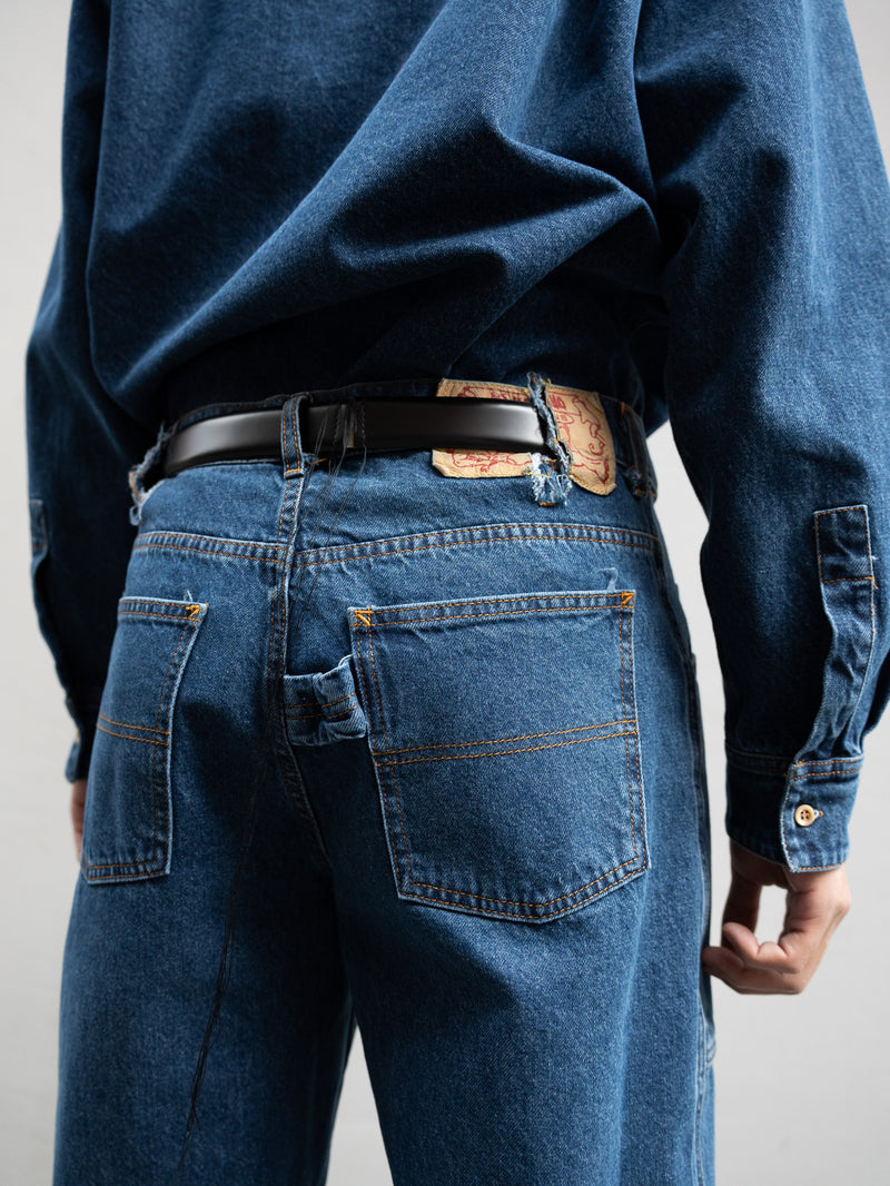 早期予約・新じゃが Magliano Supper denim Belt Pants デニムパンツ