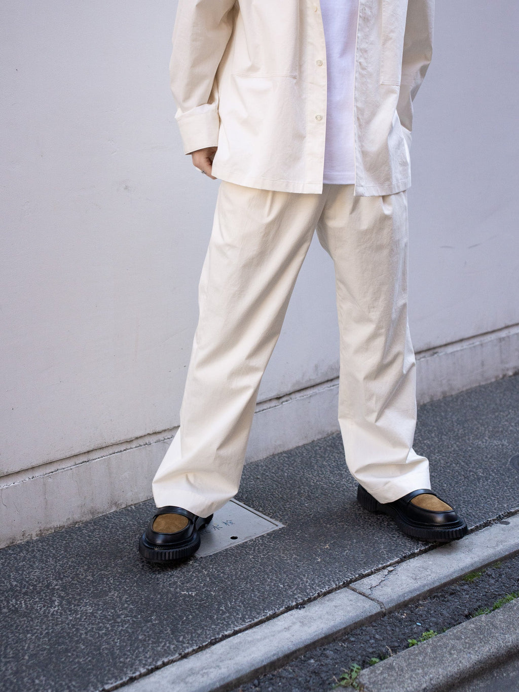 【IRENISA】 SS23 SEMI FLARED RELAXED PANTS