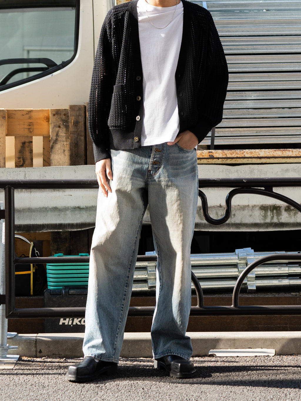 SUGARHILL / FADED CLASSIC DENIM PANTS