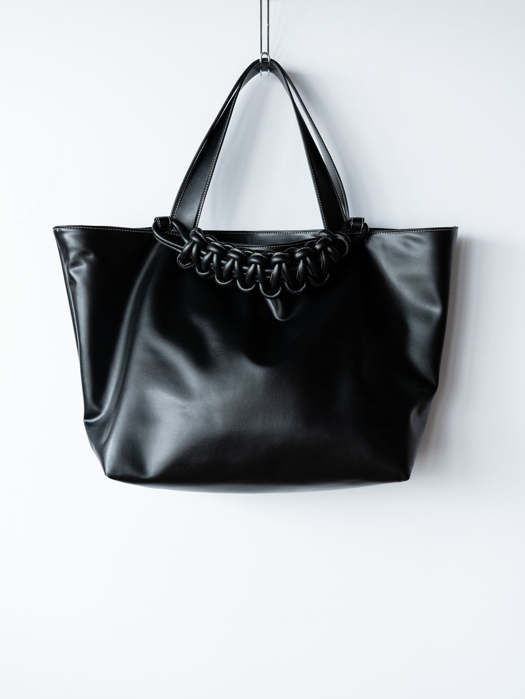 SAGAN Vienna / PAZAR TOTE BAG XL -BLACK GRAPE LEATHER-