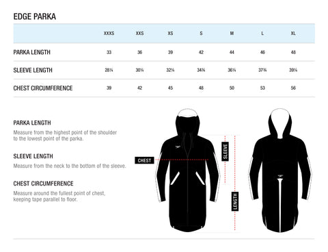 speedo-edge-parka-size-chart