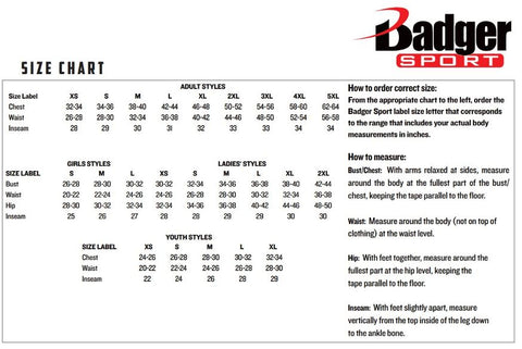 badger-size-chart