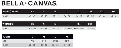 bella-and-canvas-size-chart