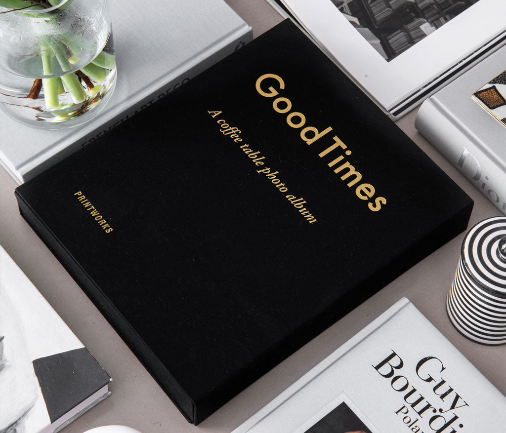 Shop Printworks Photo Album - Good Times Black