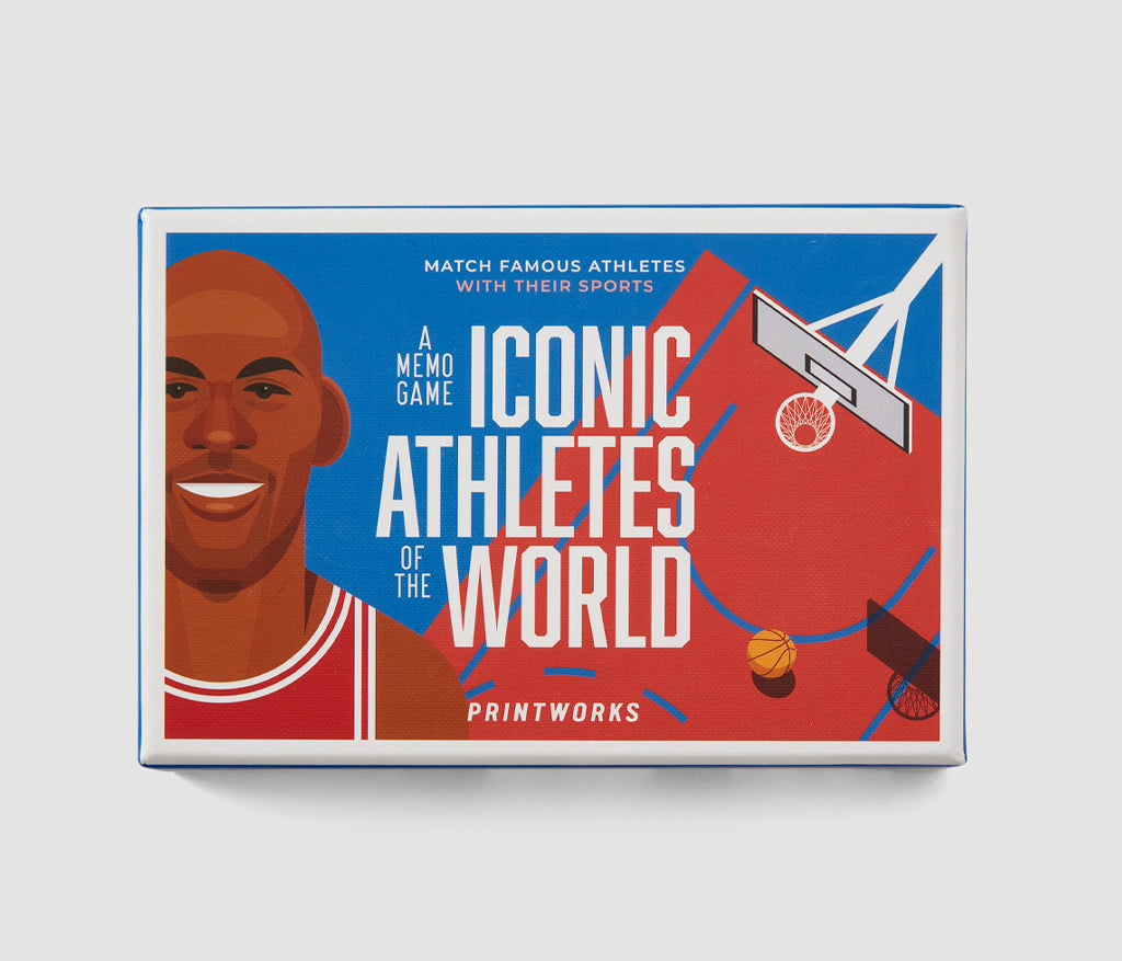 Shop Printworks Memo Game - Iconic Athletes