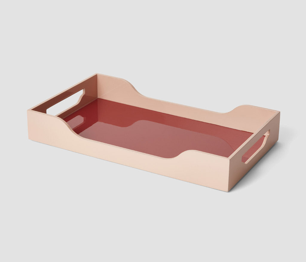 Shop Printworks Lacquered Tray - Maroon, M