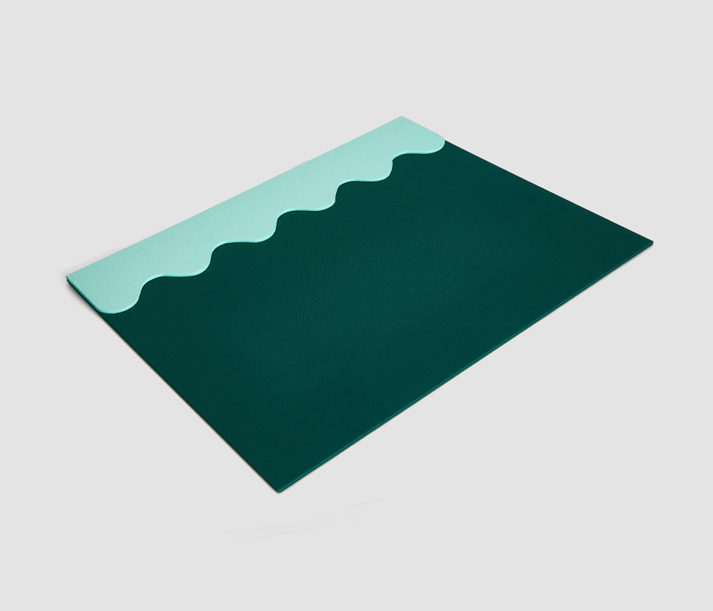 Shop Printworks Desk Pad - Green/turquoise