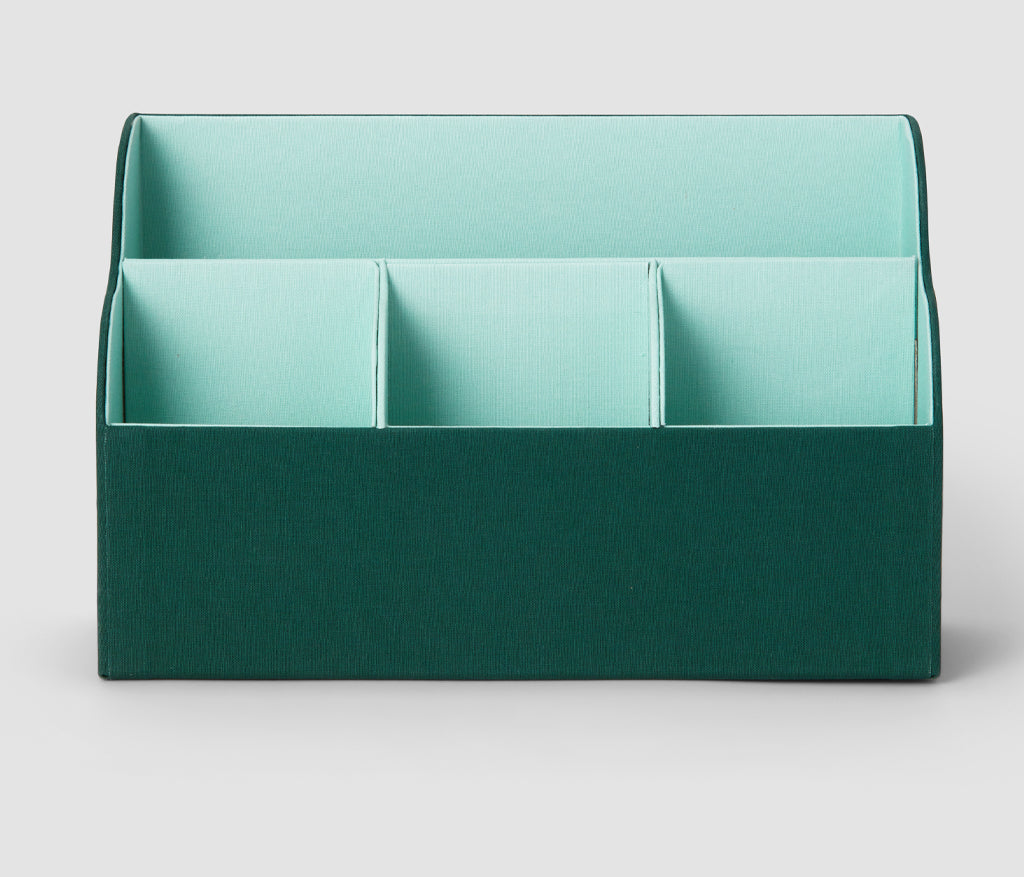 Shop Printworks Desktop Organizer - Green/turquoise