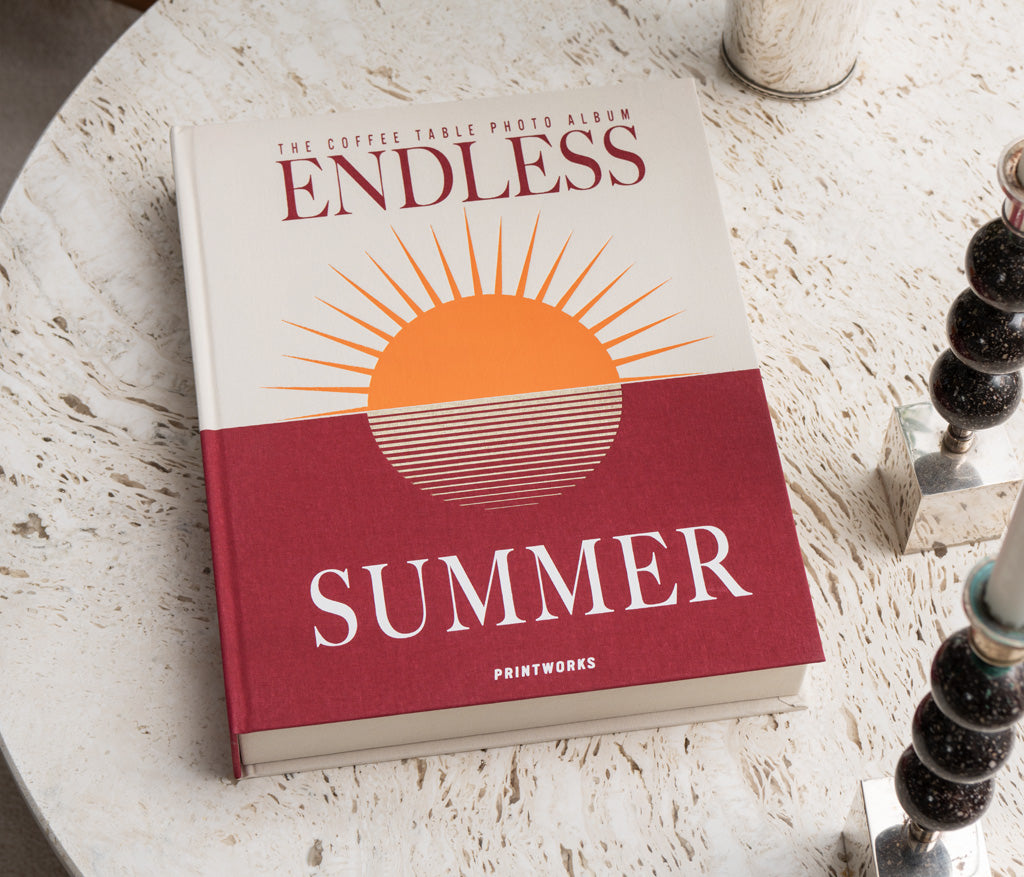 Shop Printworks Photo Album - Endless Summer, Maroon