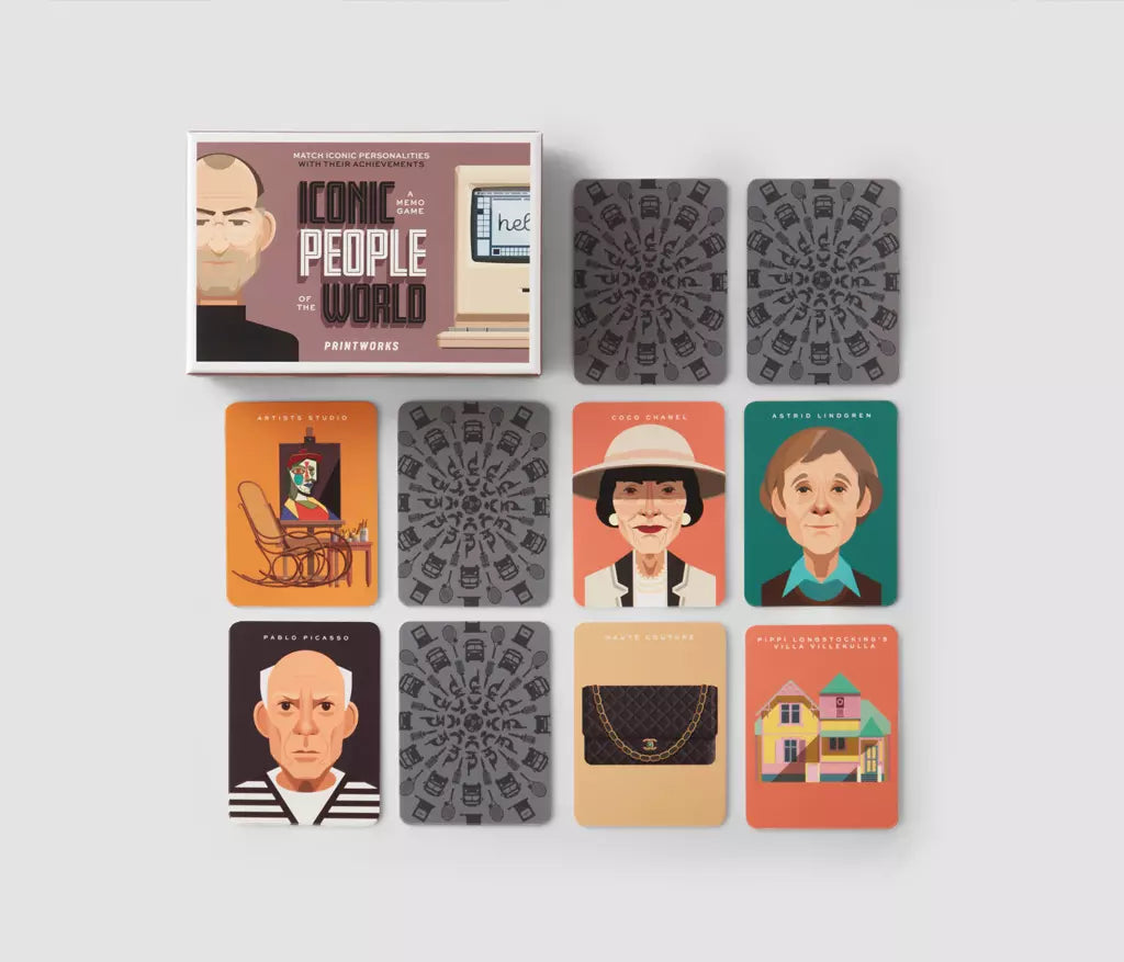 Shop Printworks Memo Game - Iconic People