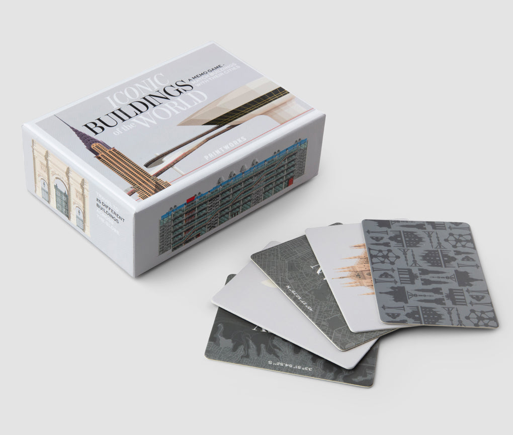 Shop Printworks Memo Game - Iconic Buildings